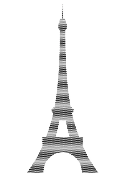 Поп-арт Эйфелева башня — стоковый вектор