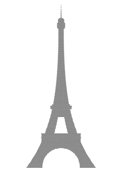 Arte pop. Torre Eiffel — Vector de stock