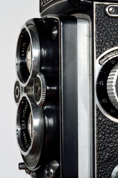 Fotocamera vintage a due lenti — Foto Stock