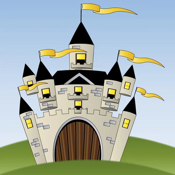 Château de conte de fées — Image vectorielle