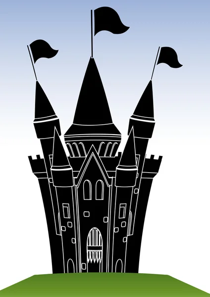 Zamek Fairy Tale — Wektor stockowy