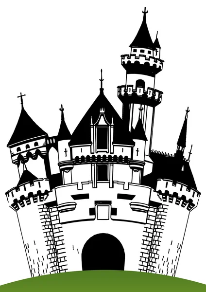 Château de conte de fées — Image vectorielle