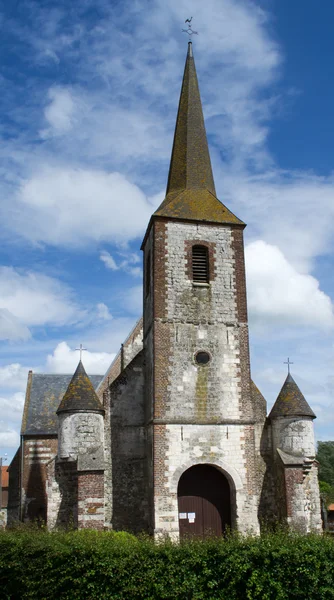 Romański kościół Wandonne, Francja — Zdjęcie stockowe