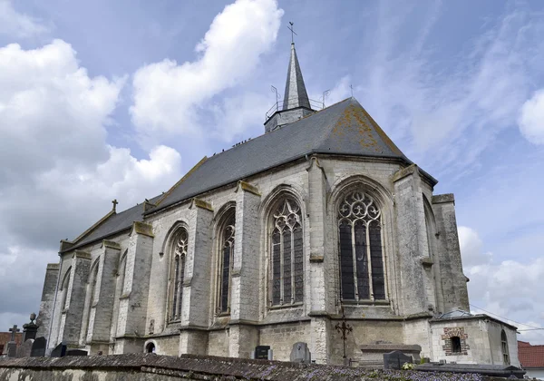 Kyrkan av Brimeux. Frankrike — Stockfoto