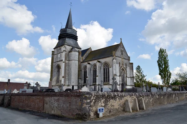 Kerk van Brimeux. Frankrijk — Stockfoto