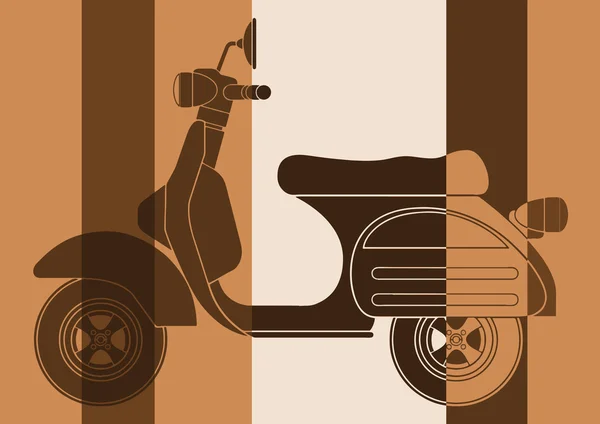 Scooter pop art.Inspiration from Andy Warhol — Stock Vector