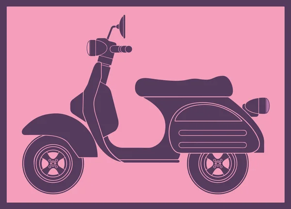 Scooter pop art.inspiration van andy warhol — Stockvector