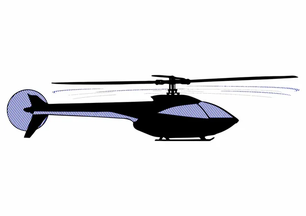 Поп-арт вертолет — стоковый вектор