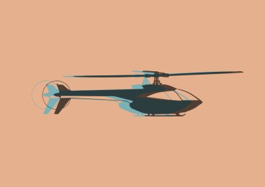 Pop art. Helikopter