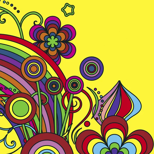 Psychedelic çiçekler