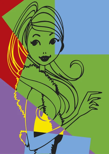 kadın pop art