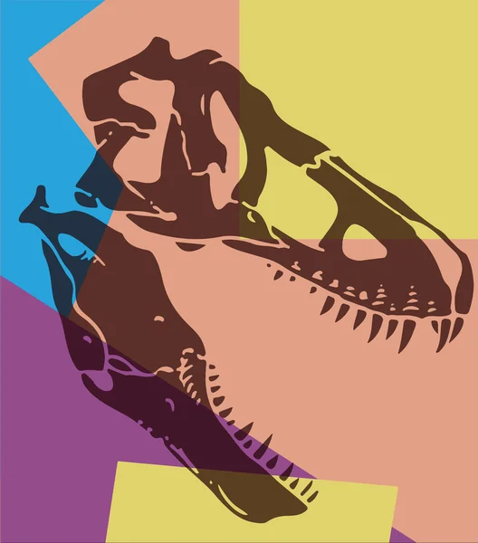 ティラノサウルス ・ レックス — ストックベクタ