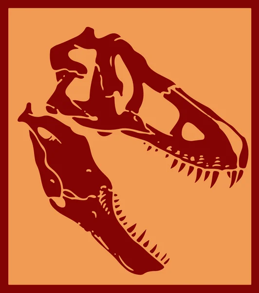 Tyrannosaurus rex — Vector de stock