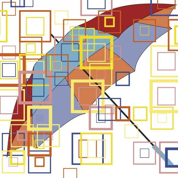 Mångfärgad paraply popkonst — Stock vektor