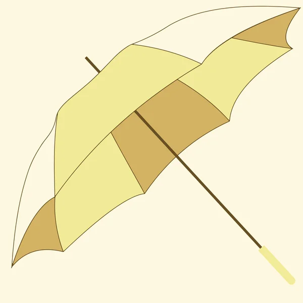 Paraguas multicolor pop art — Vector de stock