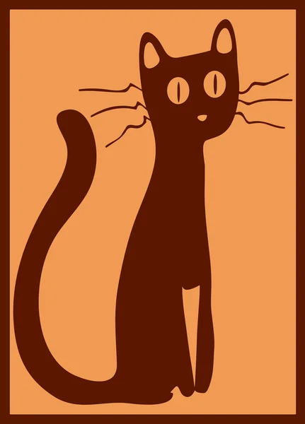 猫。ポップアート — ストックベクタ