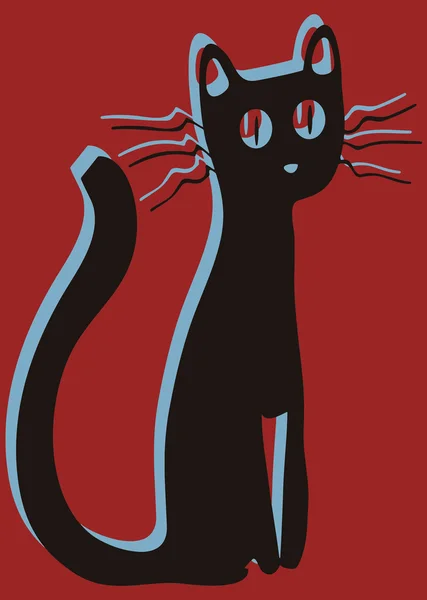 猫。波普艺术 — 图库矢量图片
