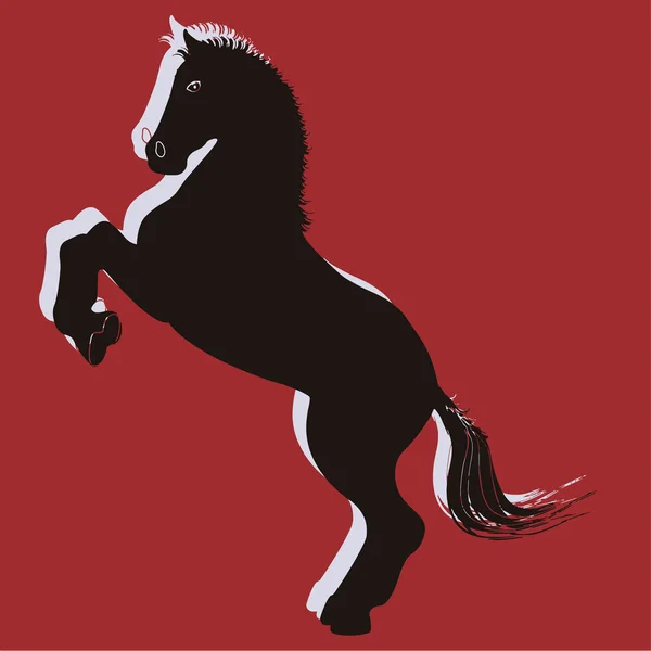 Paard popart — Stockvector