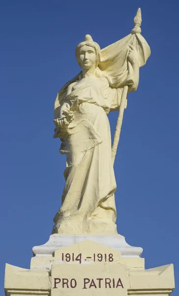 Memorial de guerra 1914-1918 na França. Saint-Quentin-En-Tourmont — Fotografia de Stock