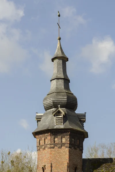 Church tower of Church Saint-Éloi of Torcy, Pas-de-Calais depar — Stock Photo, Image