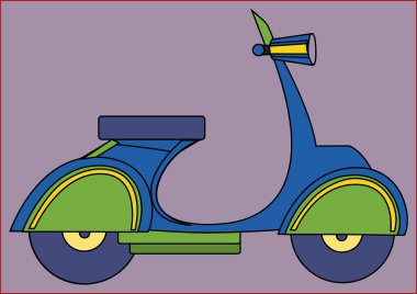 Scooter pop art.inspiration dan andy warhol