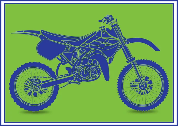 Dirt Bike — Stock Vector