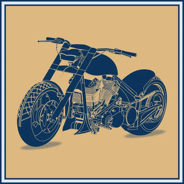 Road motorcycle — Stock Vector