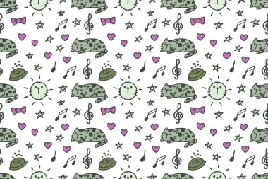 Kedi desenli çizgi film