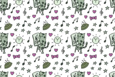 Kedi desenli çizgi film