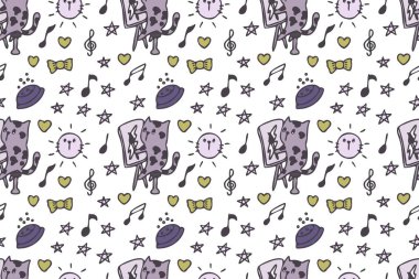 Kedi desenli çizgi film