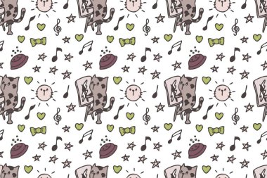 Kedi desenli çizgi film