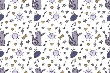 Kedi desenli çizgi film