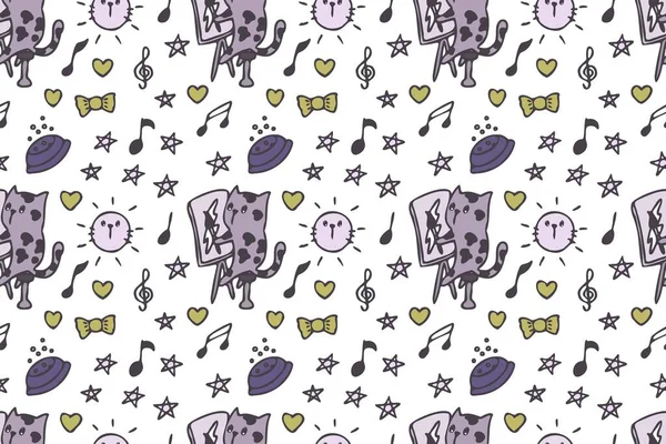 Kedi desenli çizgi film