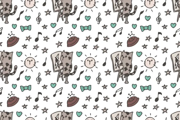 Kedi desenli çizgi film