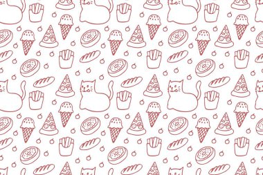 Kediler ve yiyecekler kusursuz.