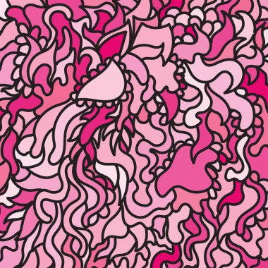 El çizimi soyut arkaplan sanatı 