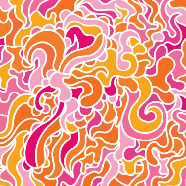 El çizimi soyut arkaplan sanatı 