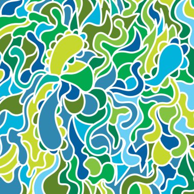 El çizimi soyut arkaplan sanatı 