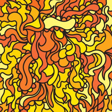 El çizimi soyut arkaplan sanatı 