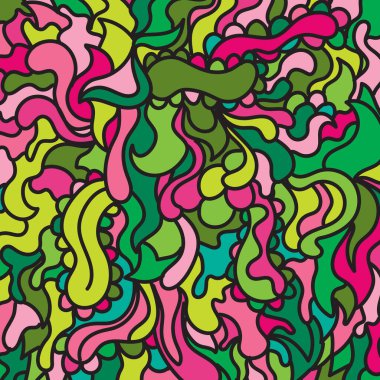 El çizimi soyut arkaplan sanatı 