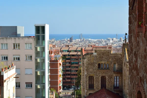 Barcelona, vista desde arriba — Foto de Stock