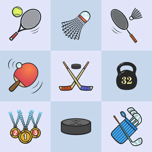 Collection of sport icons. — Stock Photo, Image