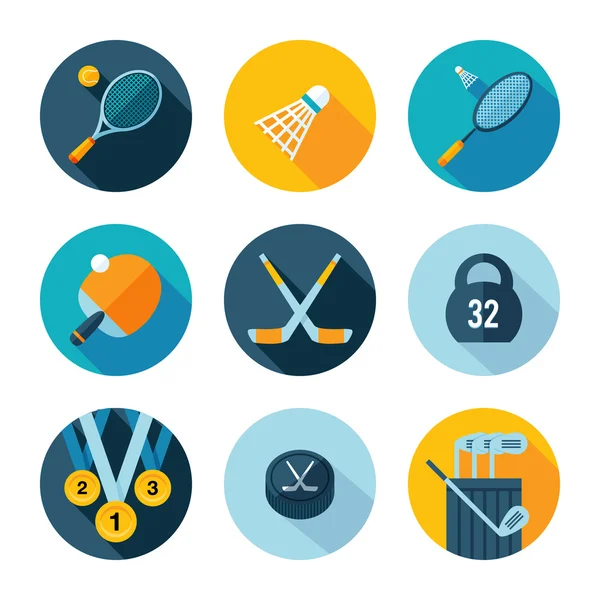 Set of sports icons. — Stock Vector