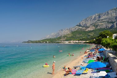 insanları tucepi, Hırvatistan ile muhteşem plaj