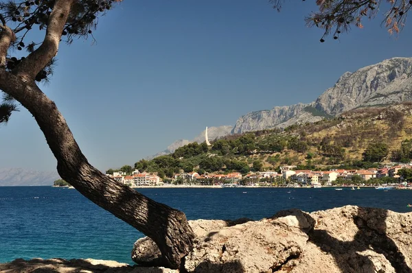 Adriatic sea at Podgora in Croatia — Stock Photo, Image