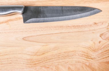 ahşap arka plan bakış bıçak ile doku