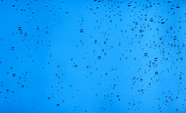 Csepp eső az ablak (üveg) — Stock Fotó