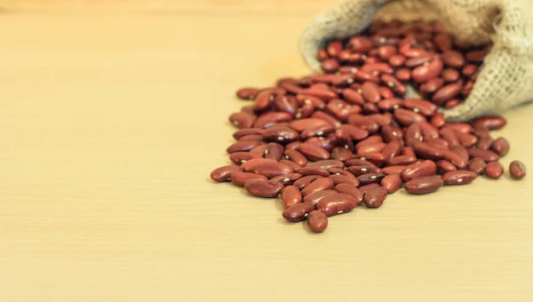 Kuru fasulye bir çanta içinde