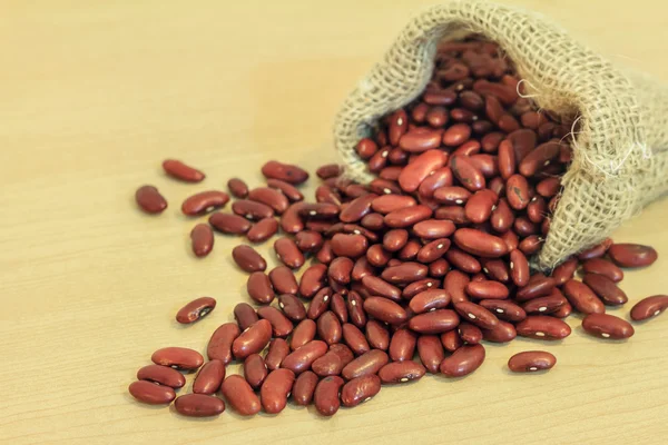 Kuru fasulye bir çanta içinde