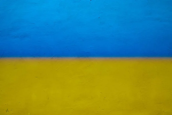 Bleu Jaune Couleur Abstraite Fond Texture Mur Couleurs Drapeau Ukraine — Photo
